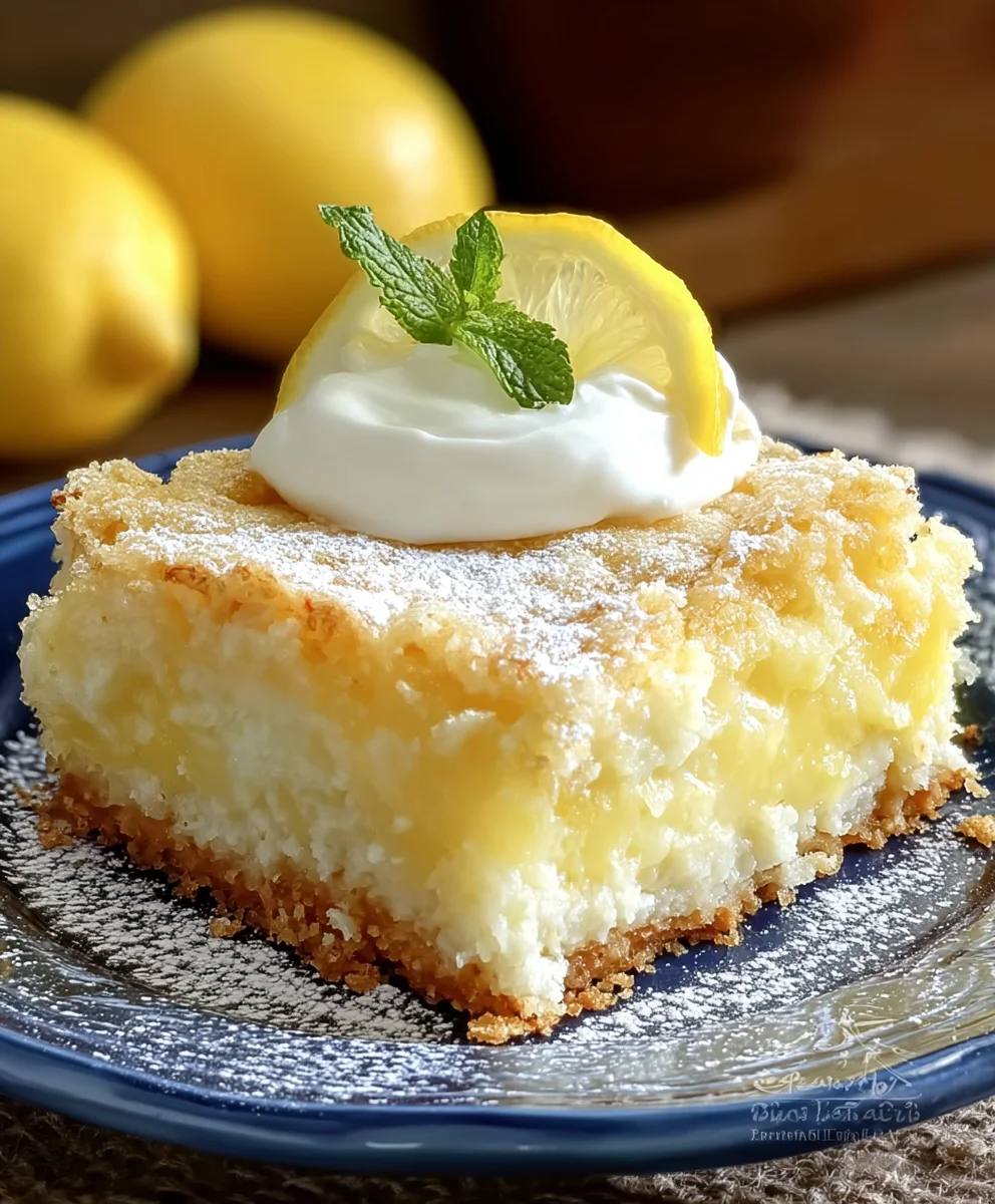 Easy Lemon Dump Cake Recipe- Simple Dessert Delight