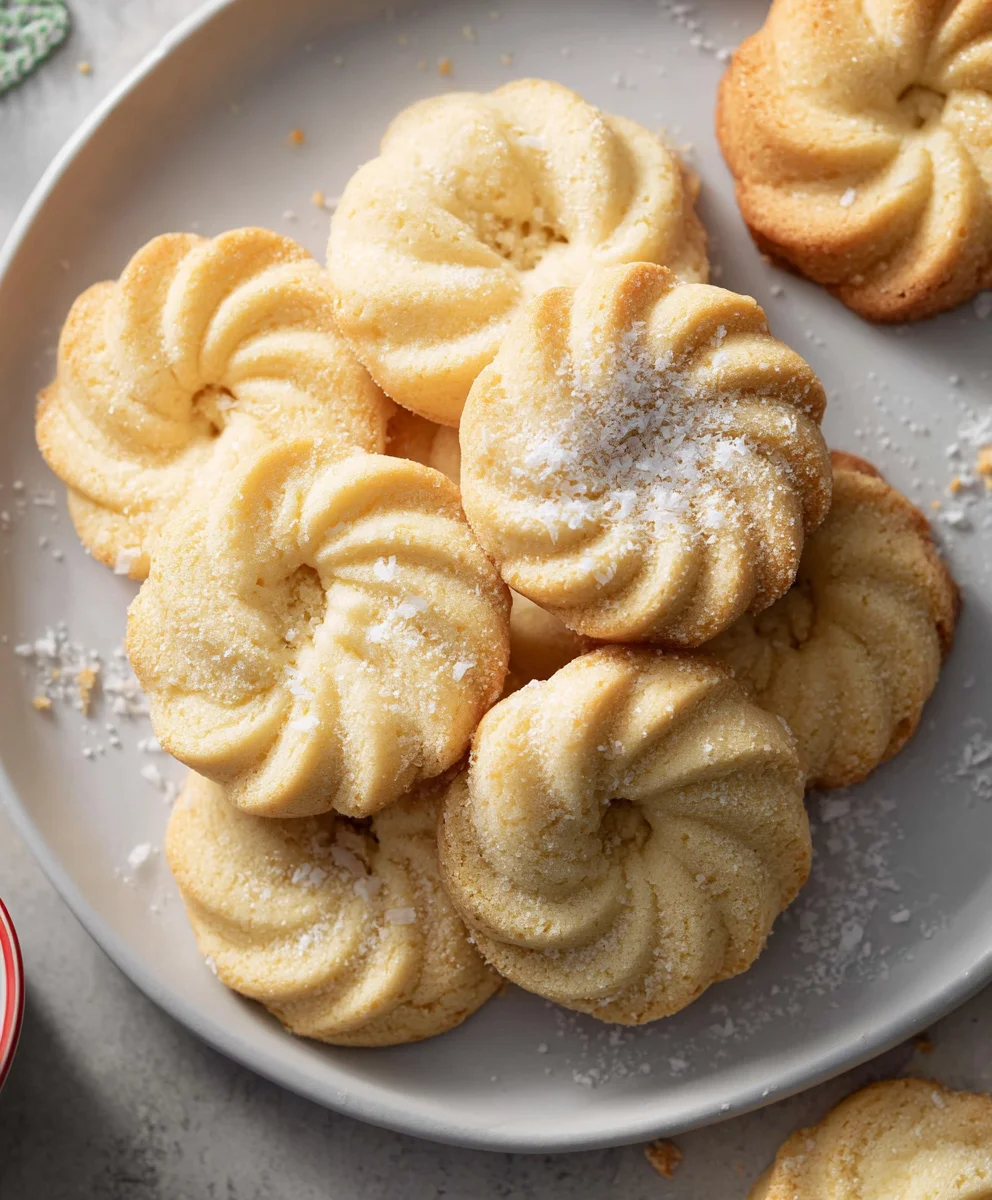 Melt-in-Your-Mouth Danish Butter Cookies Recipe