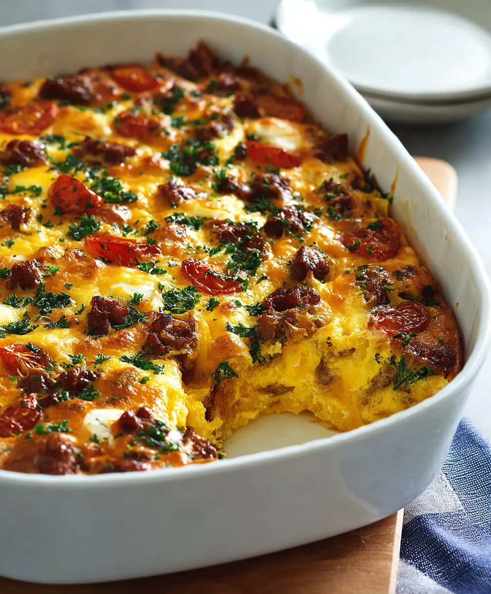 Ina Garten Breakfast Casserole - Easy Make-Ahead Brunch