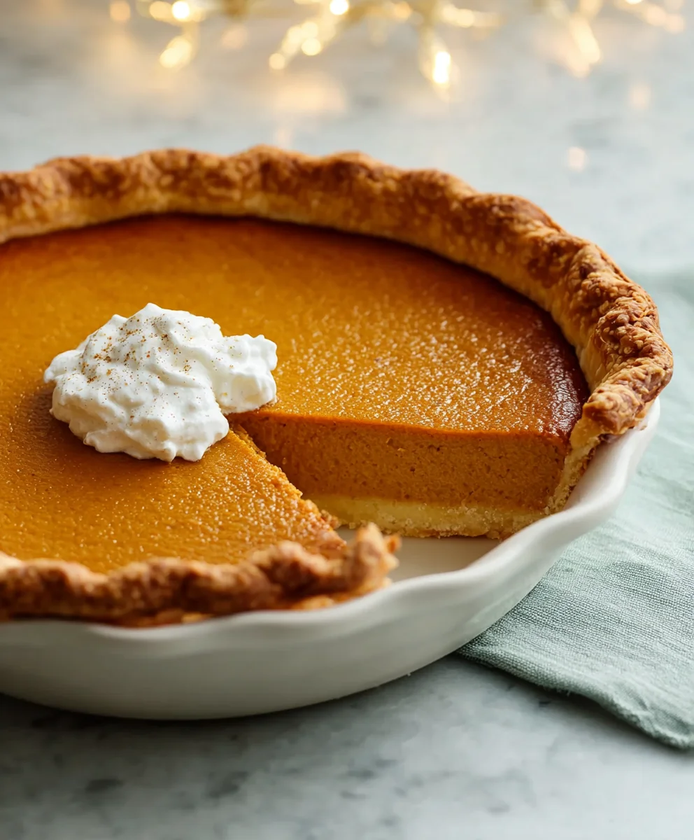 Easy Classic Pumpkin Pie Recipe
