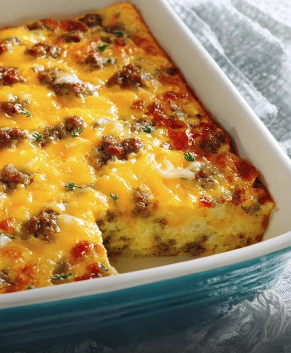 Easy Breakfast Casserole - Quick Make-Ahead Meal