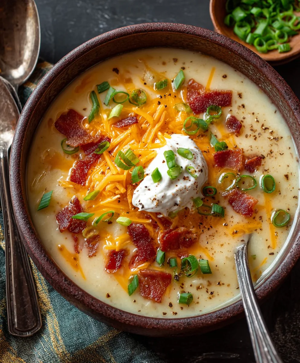 Loaded Baked Potato Soup: Creamy, Cheesy Comfort!