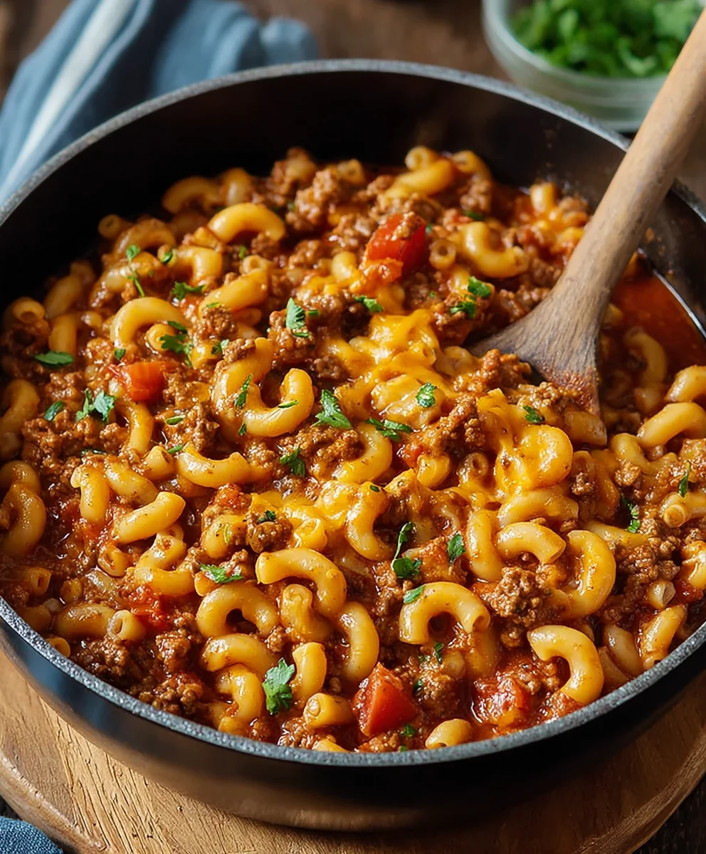 Cheesy One-Pot American Goulash – Your New Favorite Meal!