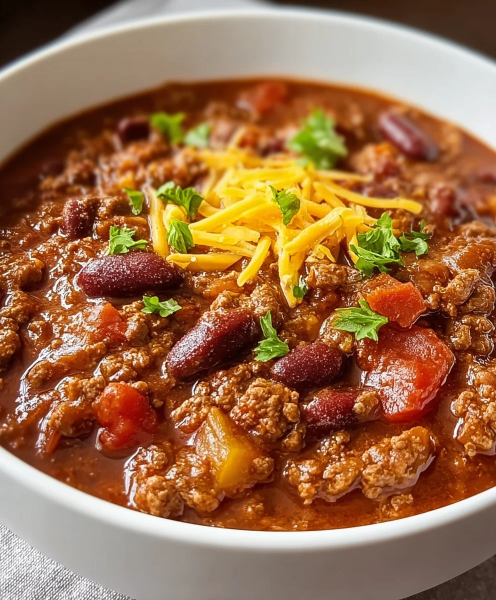 Easy Ground Beef Chili - Quick & Hearty Recipe