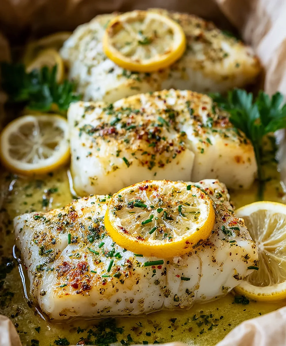 Lemon Garlic Butter Baked Cod Recipe-Easy & Flavorful
