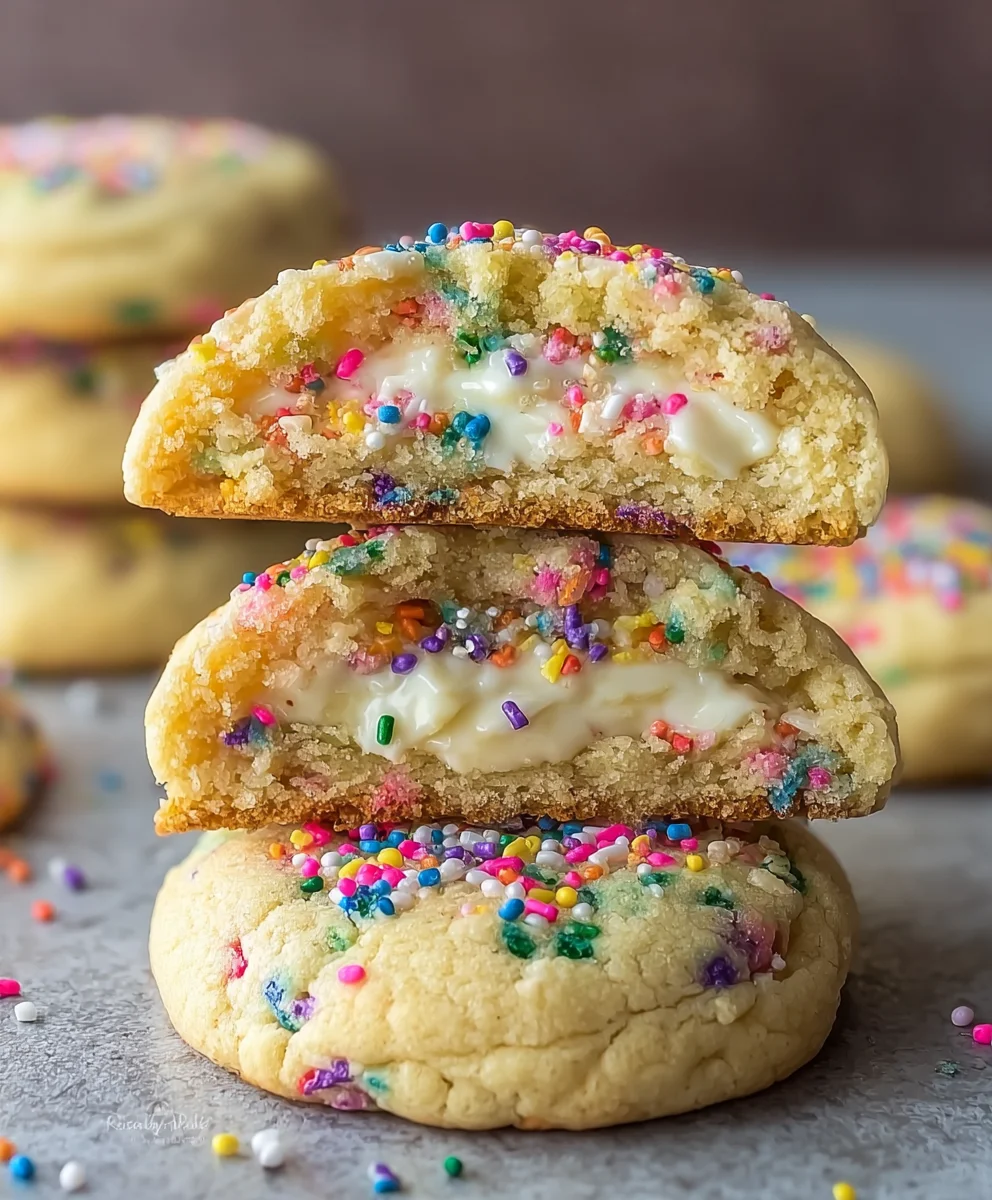 Easy Funfetti Cookies- Best Homemade Sprinkles Recipe
