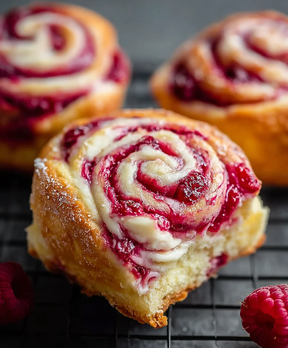 Easy Raspberry Vanilla Swirl Cookies - Delicious Treat