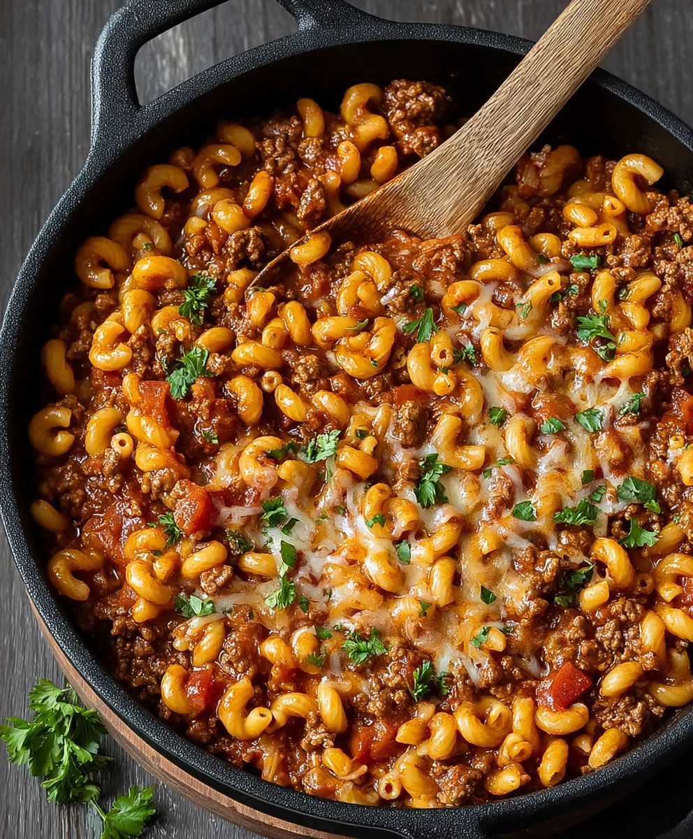 Cheesy One-Pot American Goulash – Your New Favorite Meal!