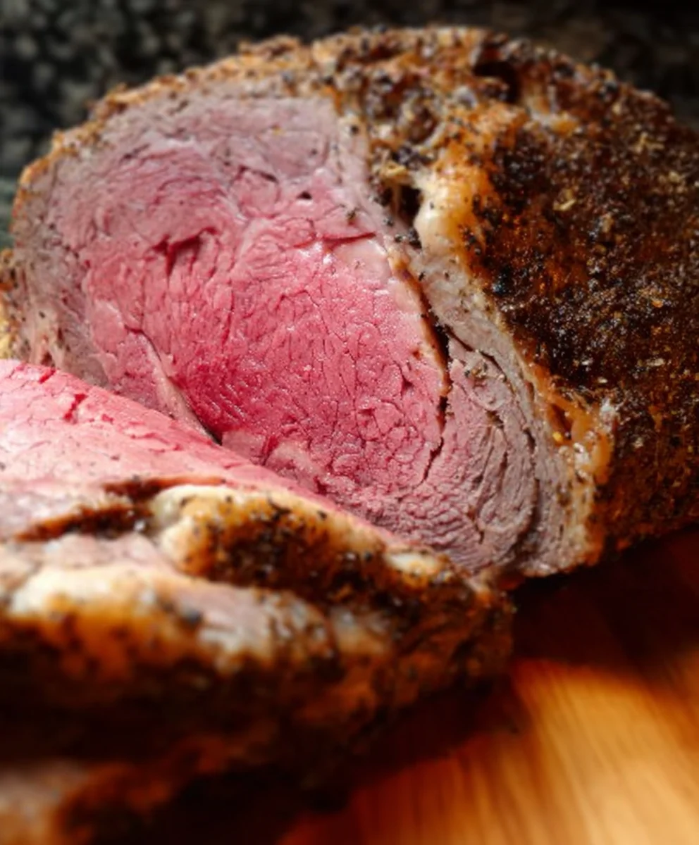 Perfect Medium Rare Oven Roasted Prime Rib