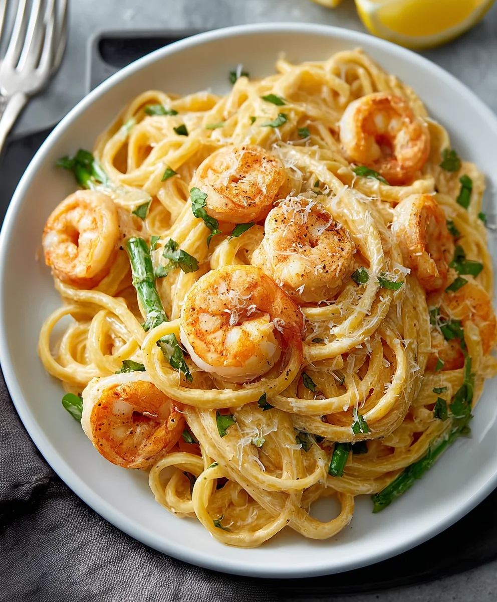 Easy Creamy Shrimp Pasta Recipe
