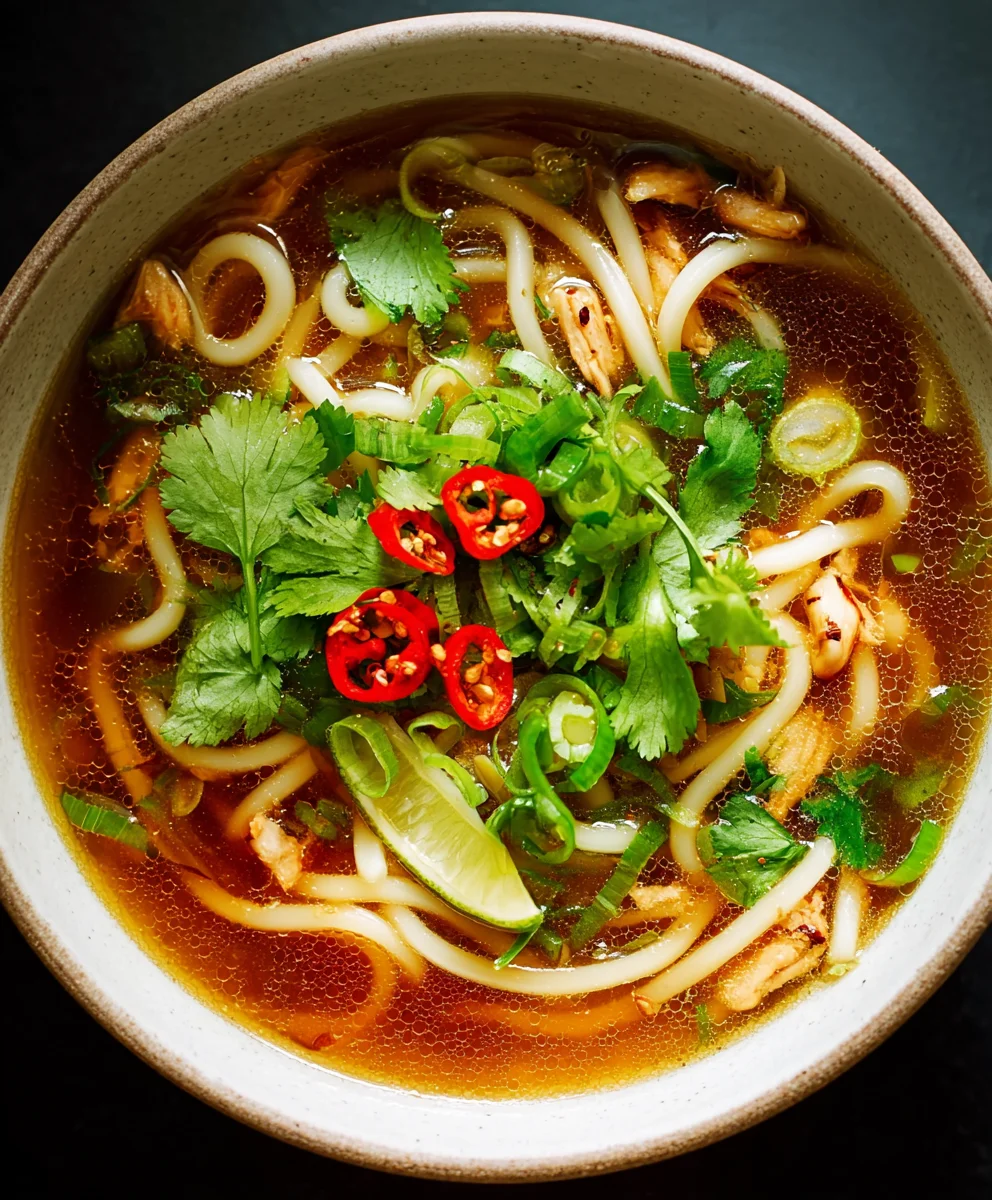 Easy Spicy Garlic Chicken Broth Recipe