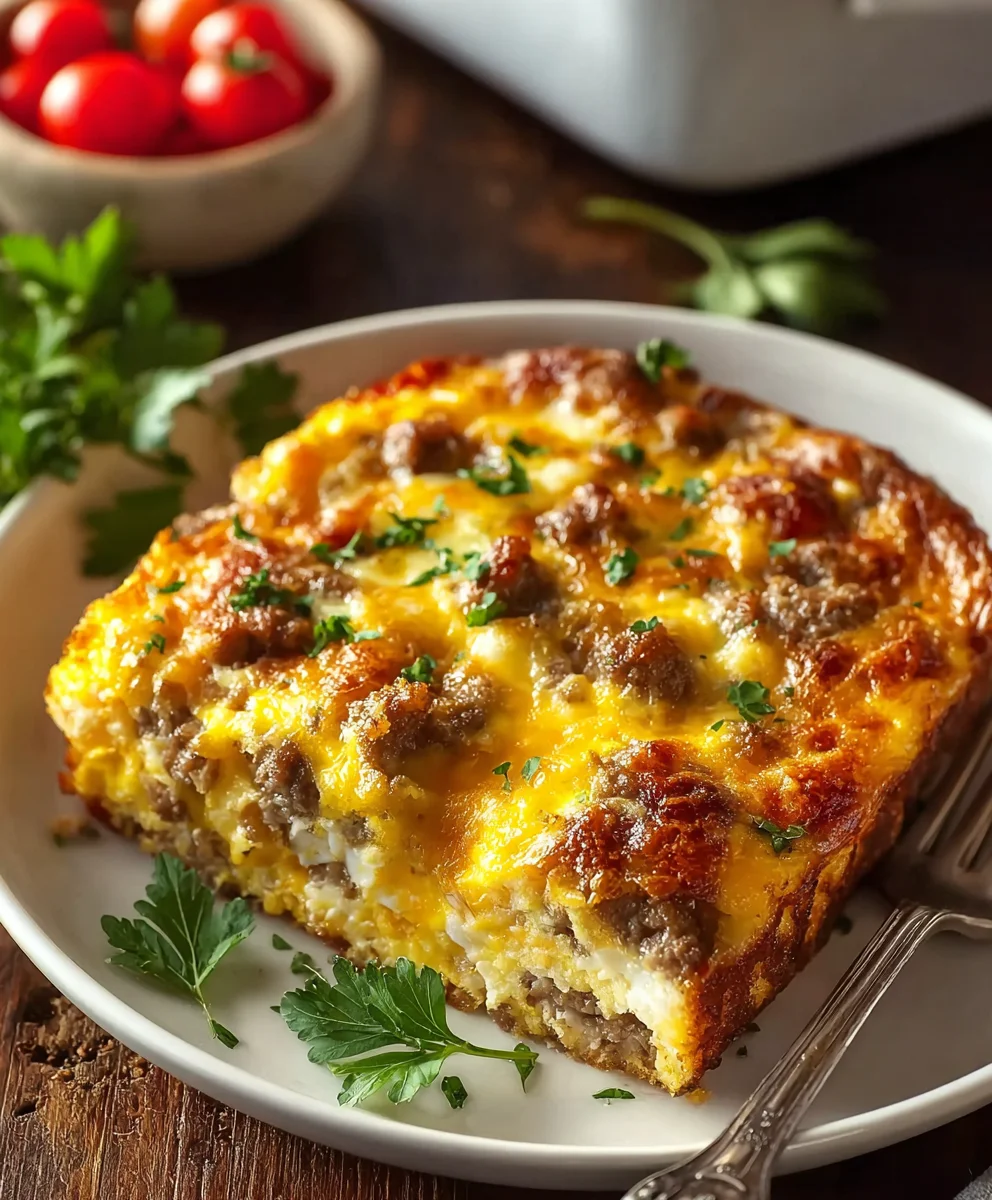 Easy Beef and Egg Casserole Recipe