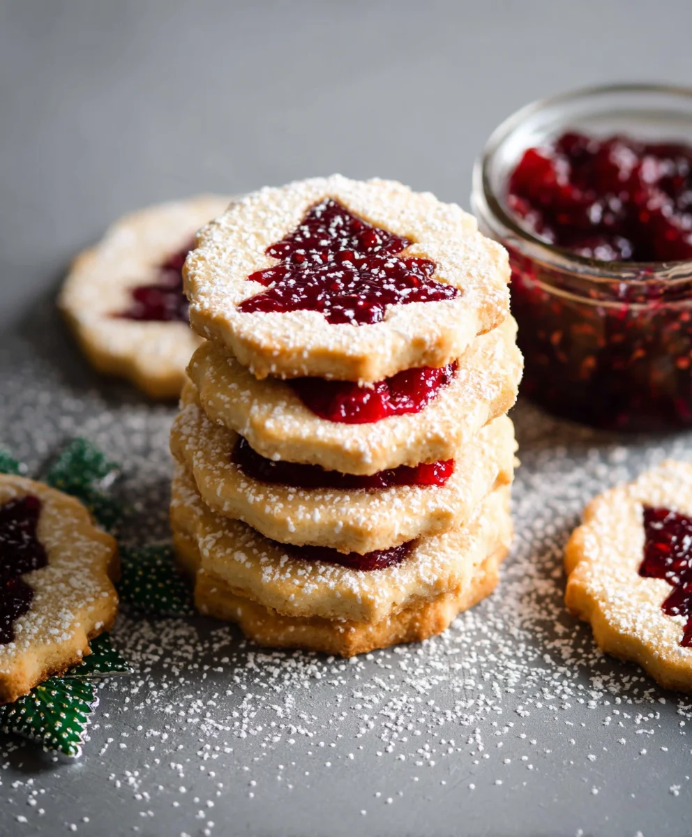Raspberry Linzer Cookies - Delicious Classic Dessert