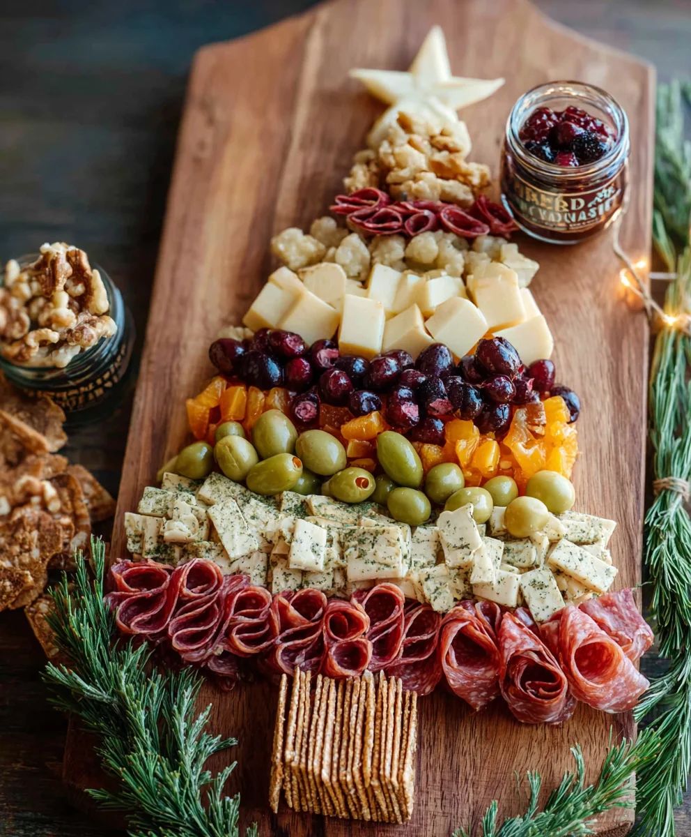 Easy Christmas Tree Charcuterie Board Recipe