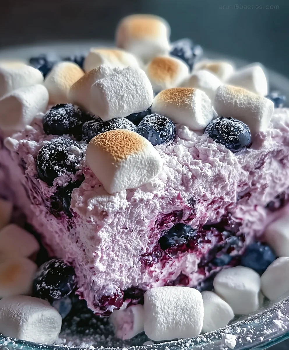 Fluffy Blueberry Marshmallow Delight Recipe
