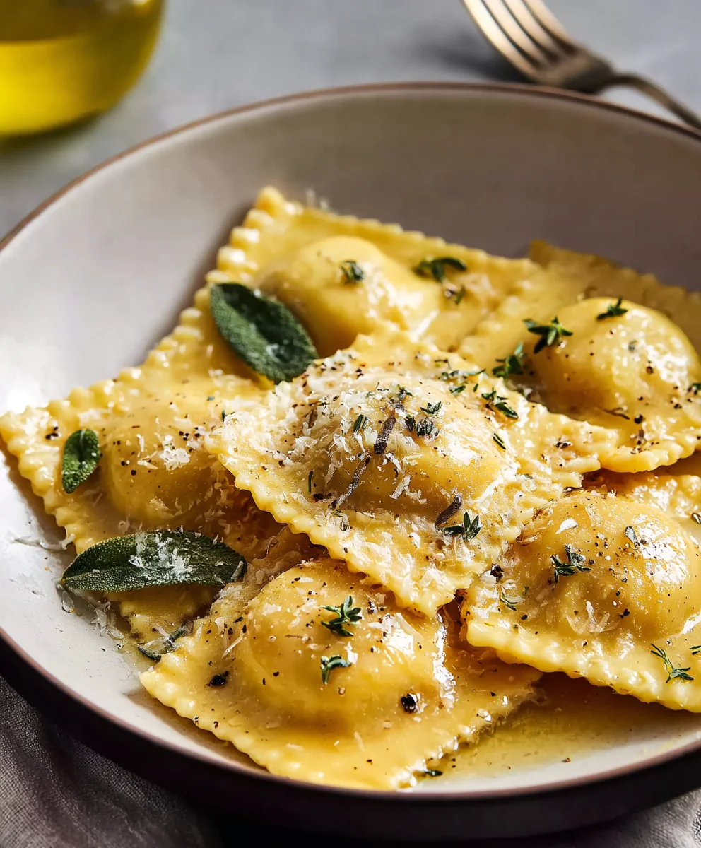 Easy Homemade Pumpkin Ravioli Recipe