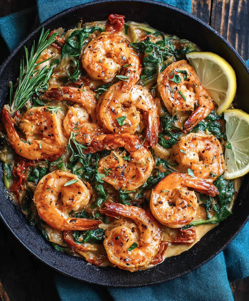 One-Pan Tuscan Shrimp Delicious 30-Minute Dinner
