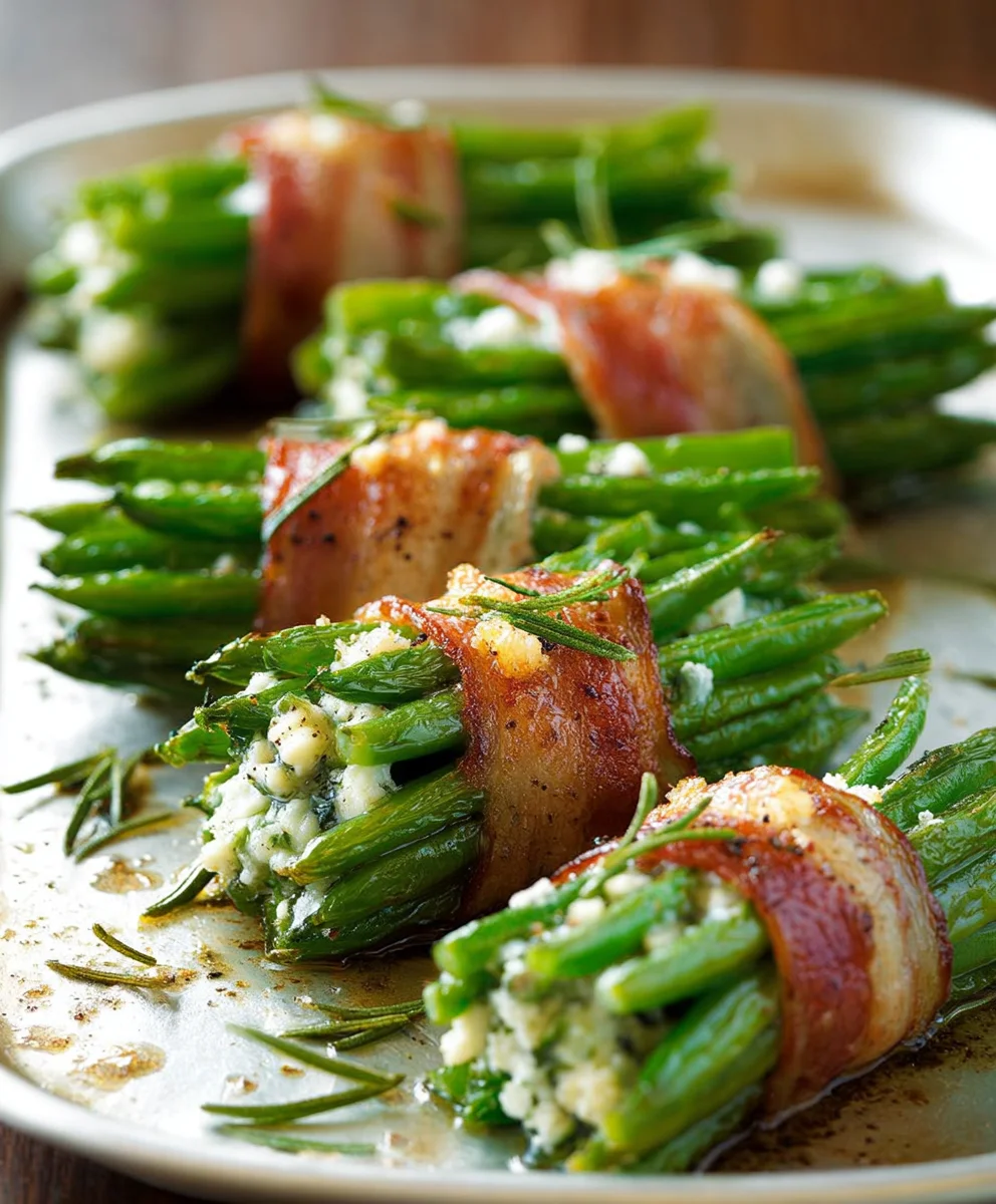 Easy Beef Green Bean Bundles Recipe