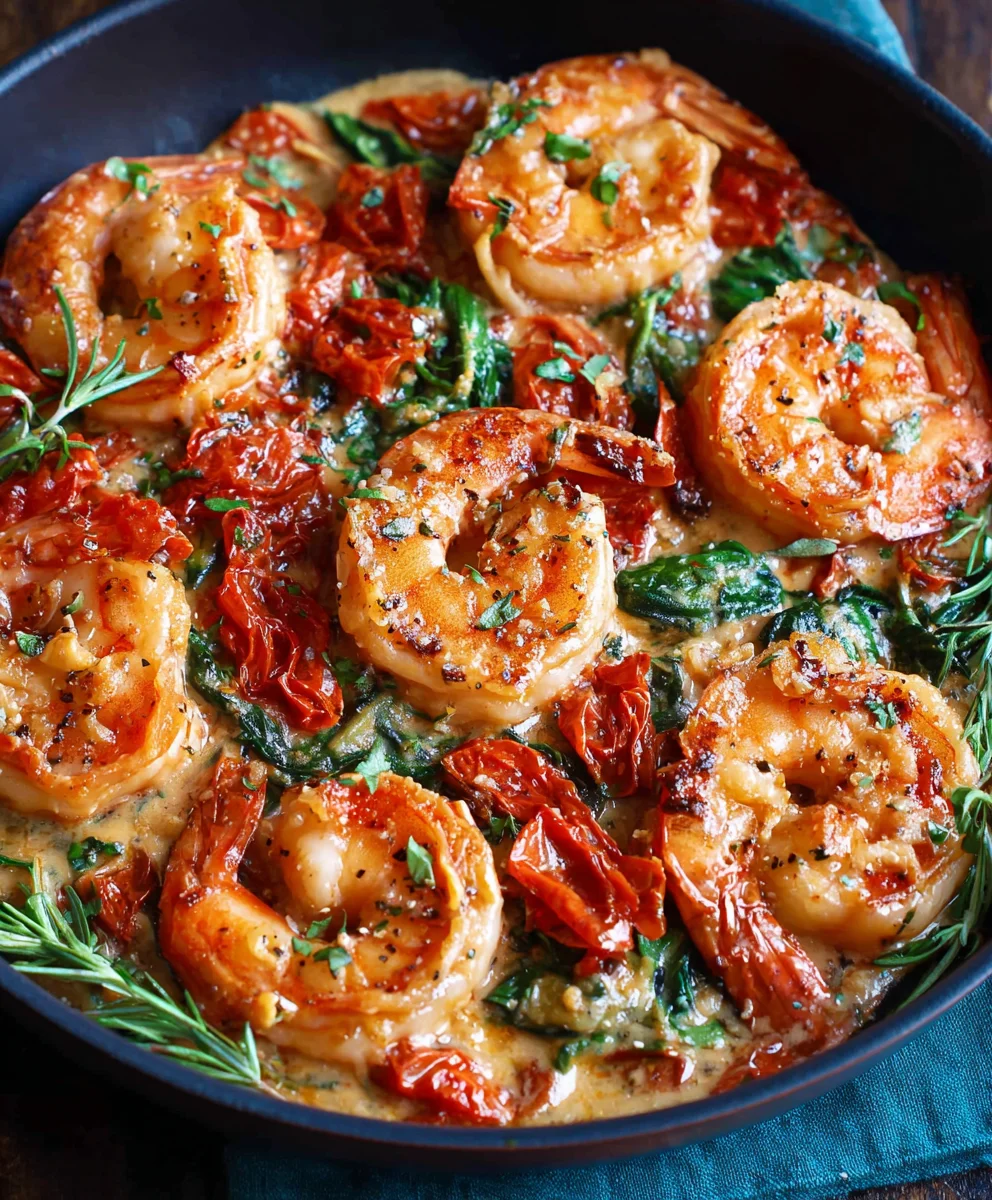One-Pan Tuscan Shrimp - Easy 30-Minute Dinner