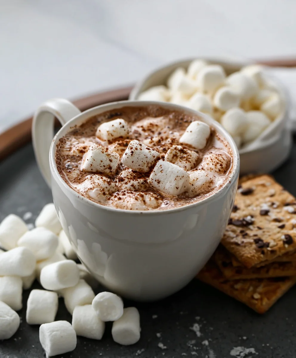 Cozy Homemade Hot Cocoa With Marshmallows Recipe