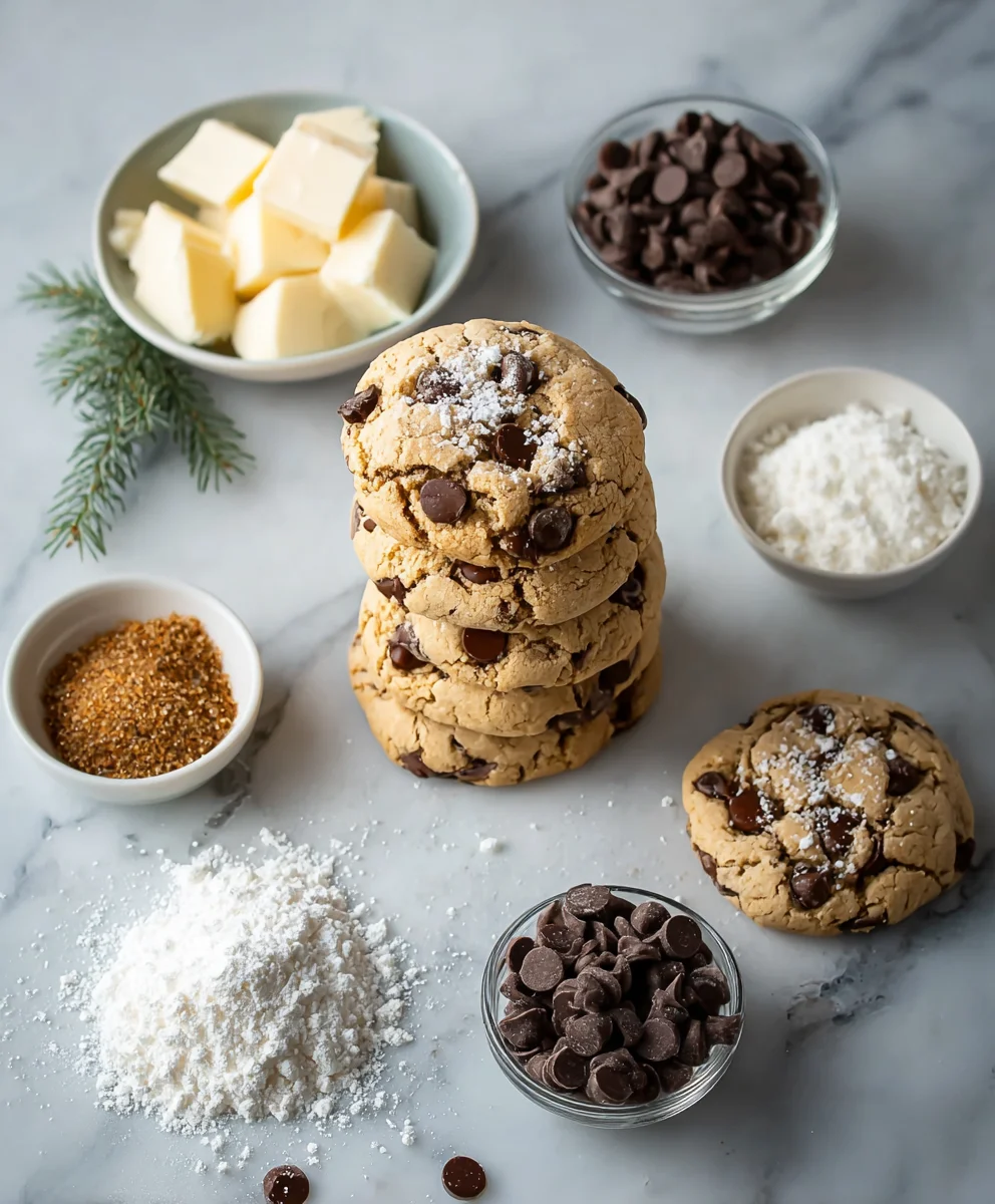 Winter Wonderland Chocolate Chip Cookies-Festive Treats