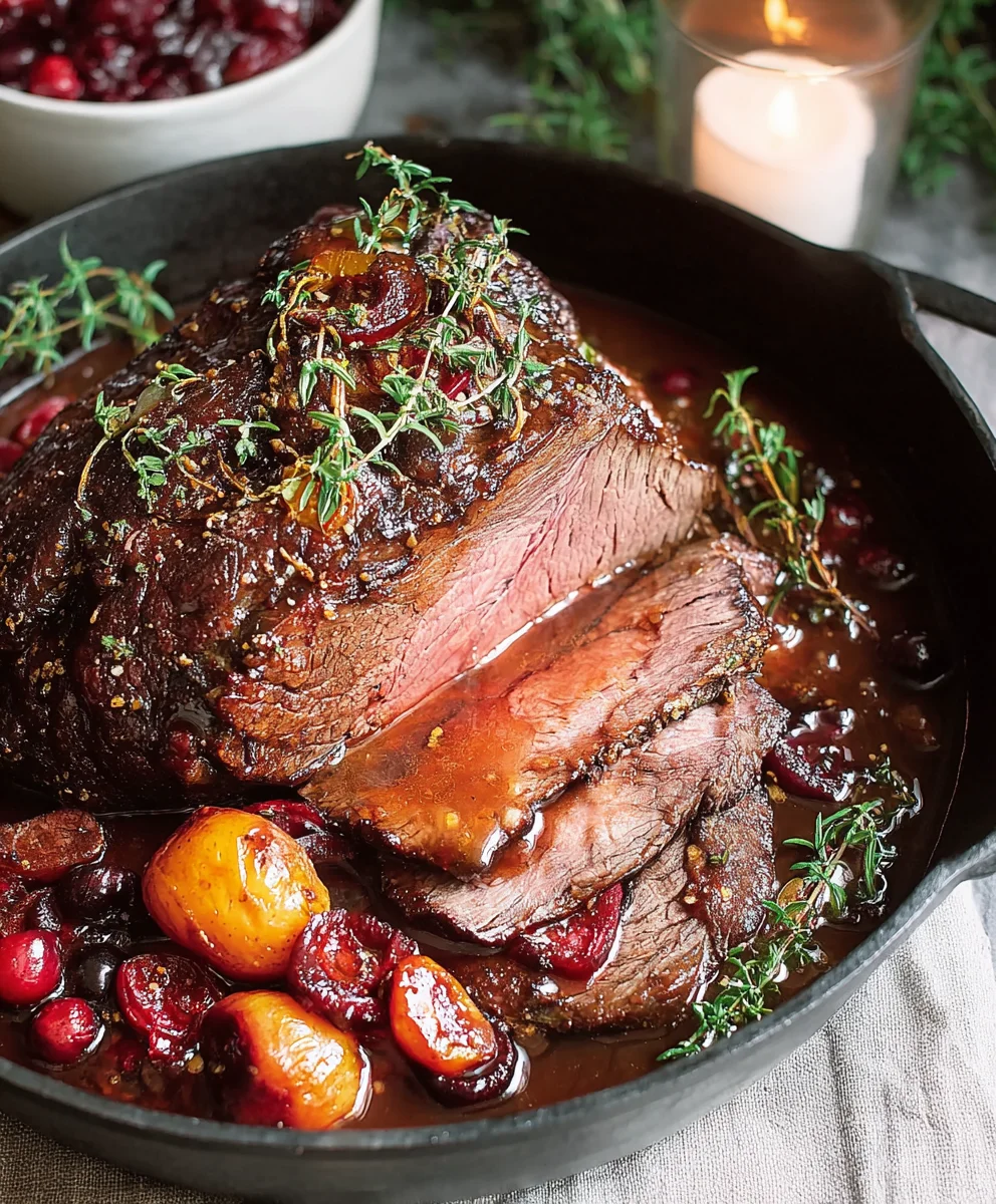 Christmas Roast Beef-Festive Flavor-Easy Dinner