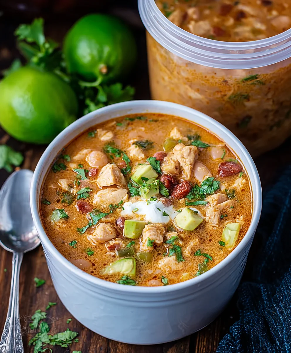 Spicy Cajun White Chicken Chili