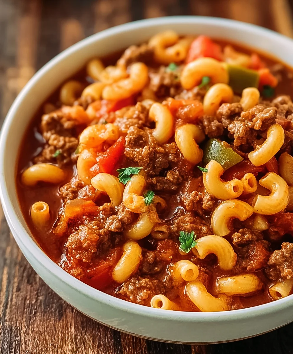 Easy Crockpot Beef Goulash
