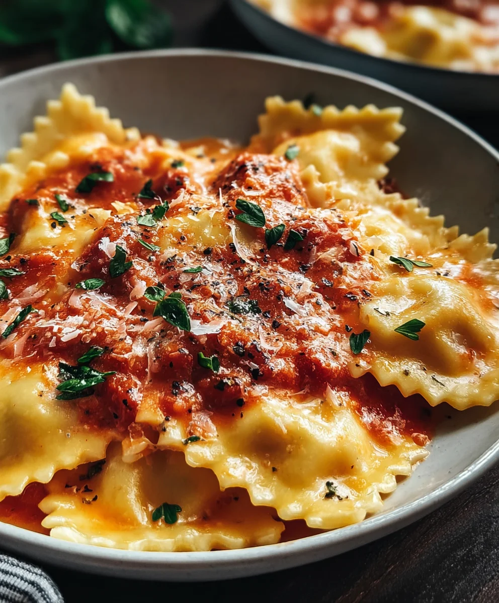 Simple Ravioli Sauce- Quick & Delicious Beef Dinner
