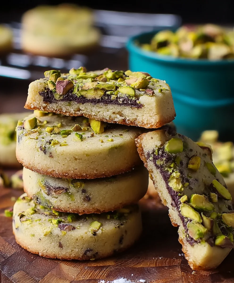 Delicious Pistachio Shortbread Cookies - Easy & Nutty Recipe