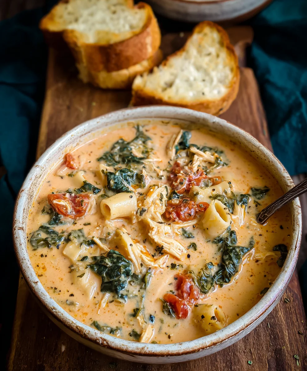 Creamy Tuscan Chicken Soup - Best Recipe