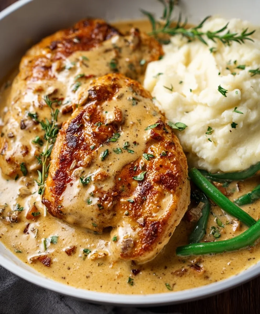 Creamy Garlic Chicken- Easy & Delicious Dinner
