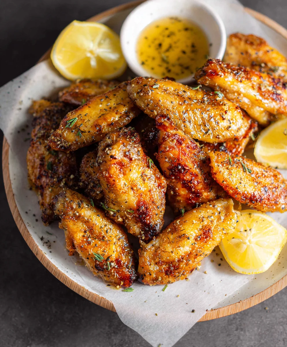 Honey Lemon Pepper Beef Wings - Easy Recipe