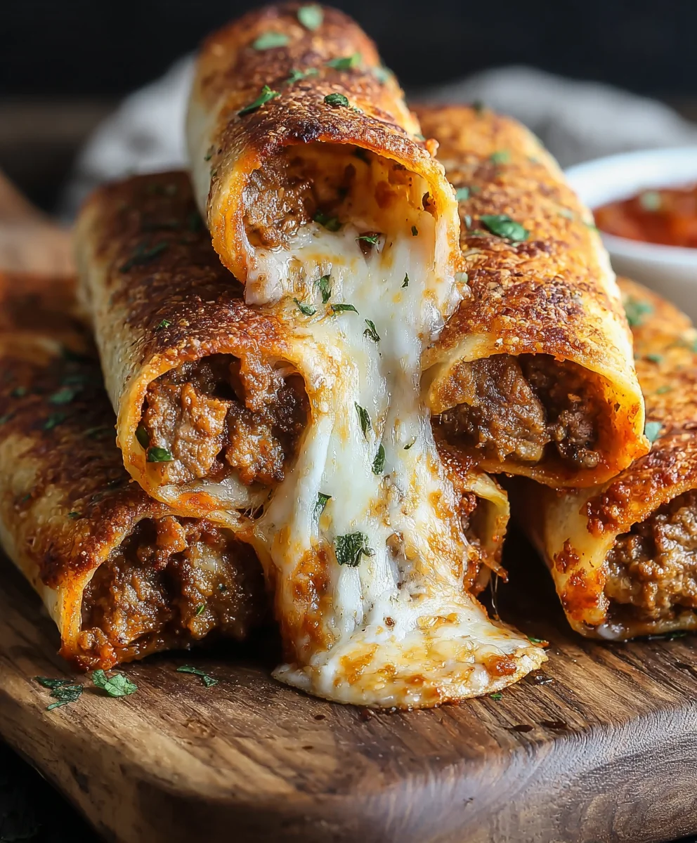 Cheesy Beef Taco Sticks - Easy Appetizer Recipe