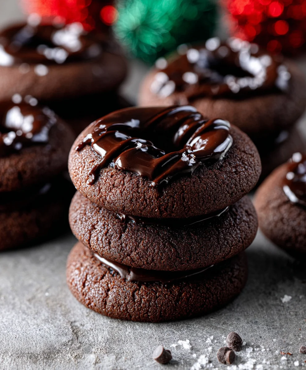 Easy Chocolate Thumbprint Cookies - Best Recipe