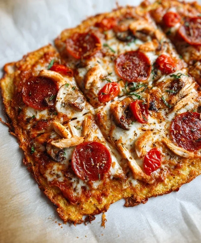 Chicken Crust Pizza