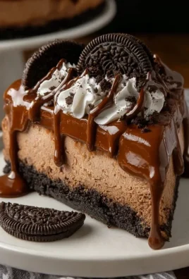 No Bake Oreo Nutella Cheesecake