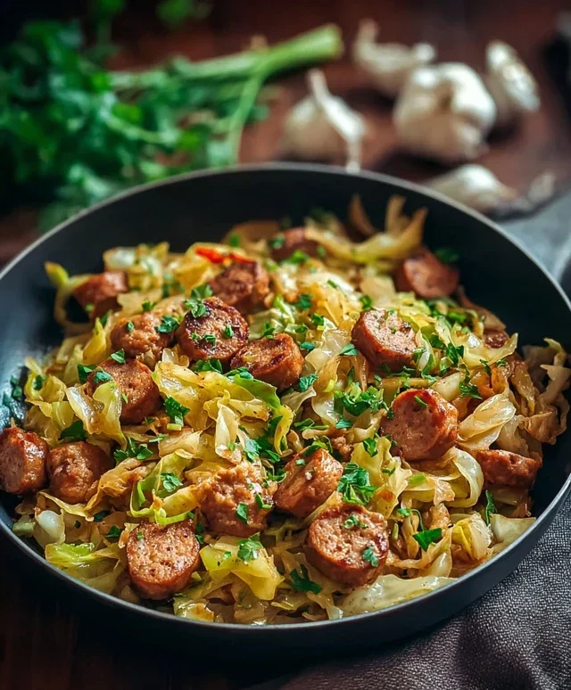 Easy Sausage and Cabbage Stir Fry