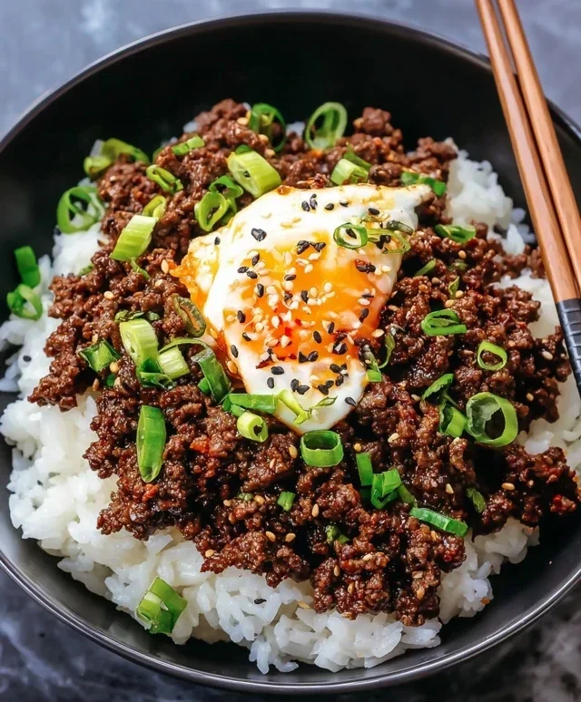 Korean Ground Beef Bowl (25-Minutes)
