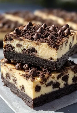Chocolate Chip Oreo Cheesecake Bars