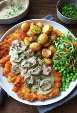 Rahmschnitzel Creamy Mushroom Schnitzel