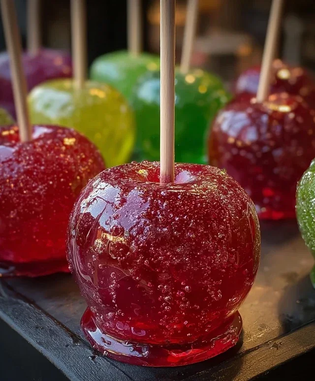 Jolly Rancher Candy Apples