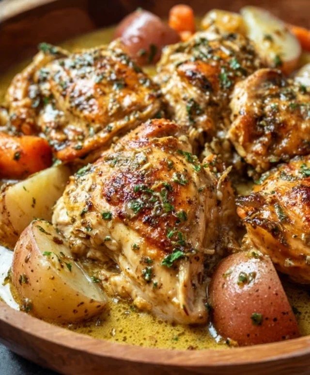 Garlic Butter Chicken Crockpot Recipe: 6-Hour Magic for Tender Bliss