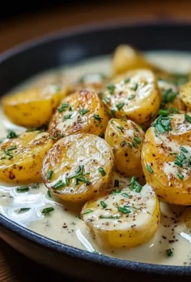Creamy Garlic Sauce Potatoes