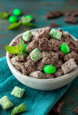 Mint Chocolate Muddy Buddy