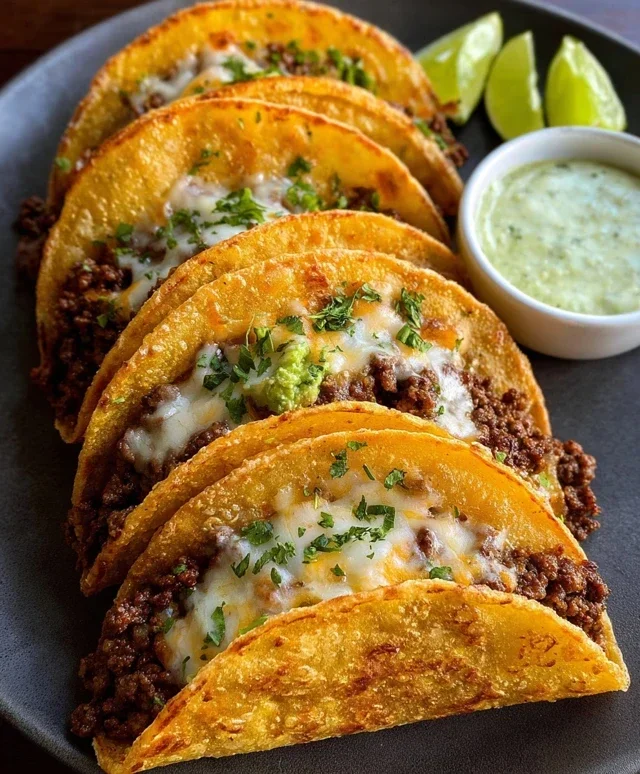 Crispy Ground Beef Tacos