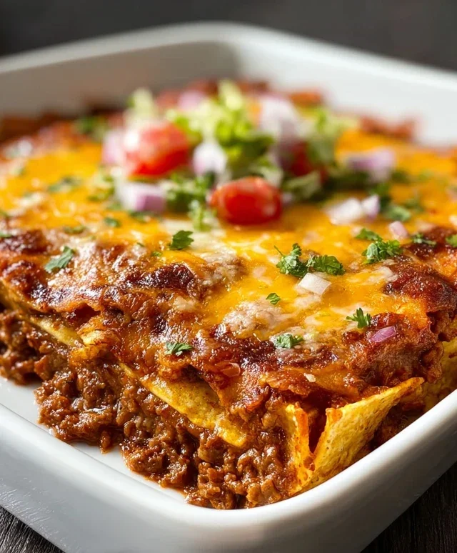 Tortilla Chip Enchiladas