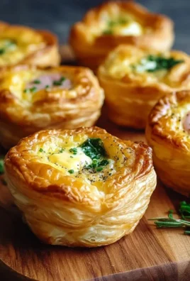 Savory Puff Pastry Cups