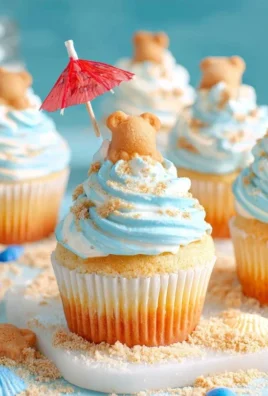 Beach Party Cupcakes