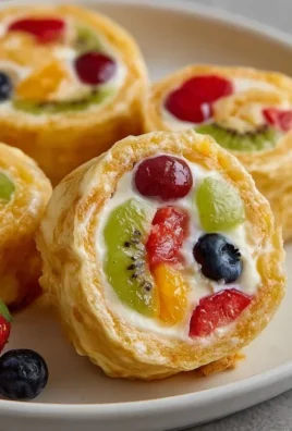 Cheesecake Fruit Salad Roll Ups